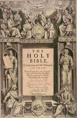 cover image for The King James Version of the Bible