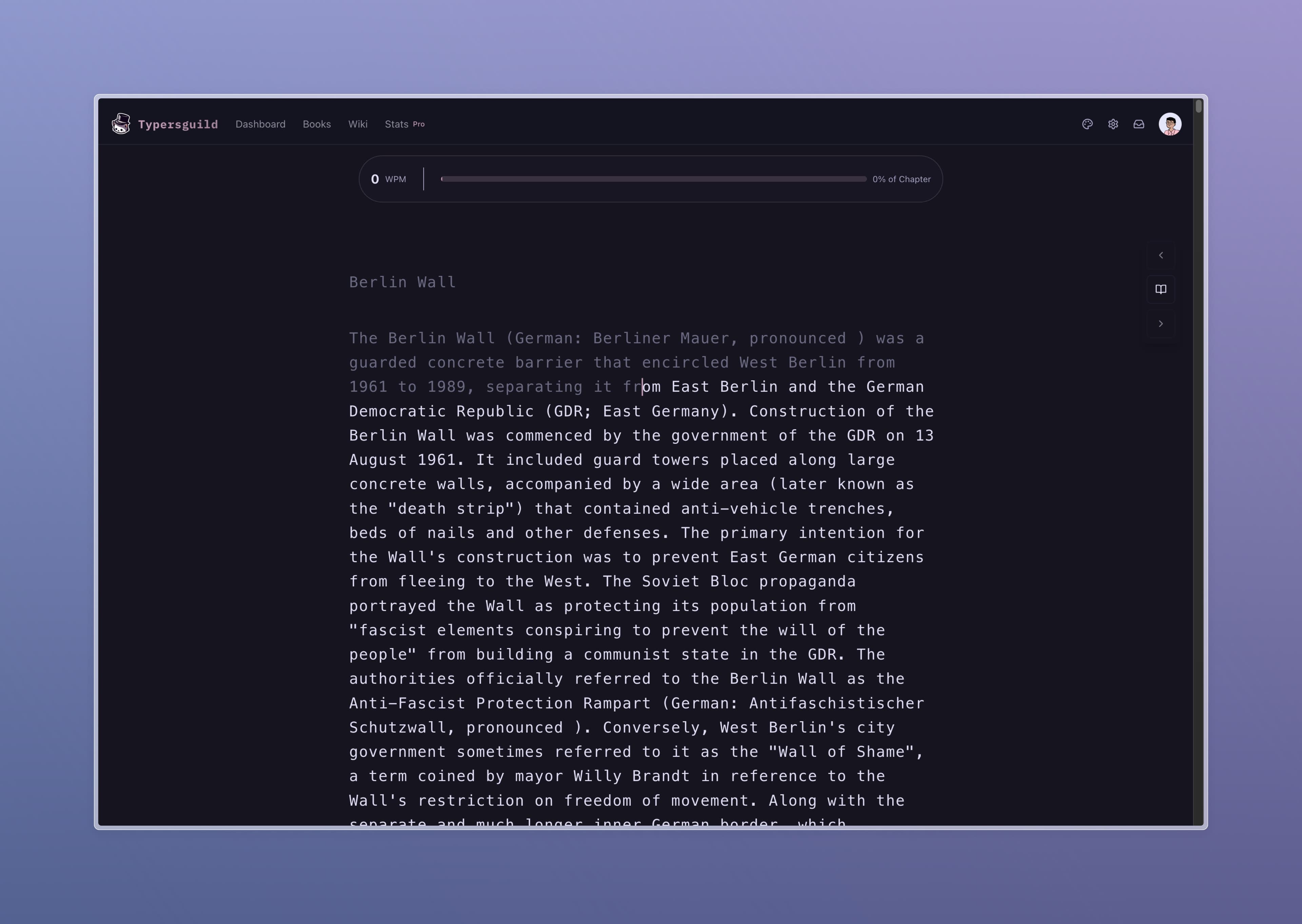 Image of typing a book or wiki article