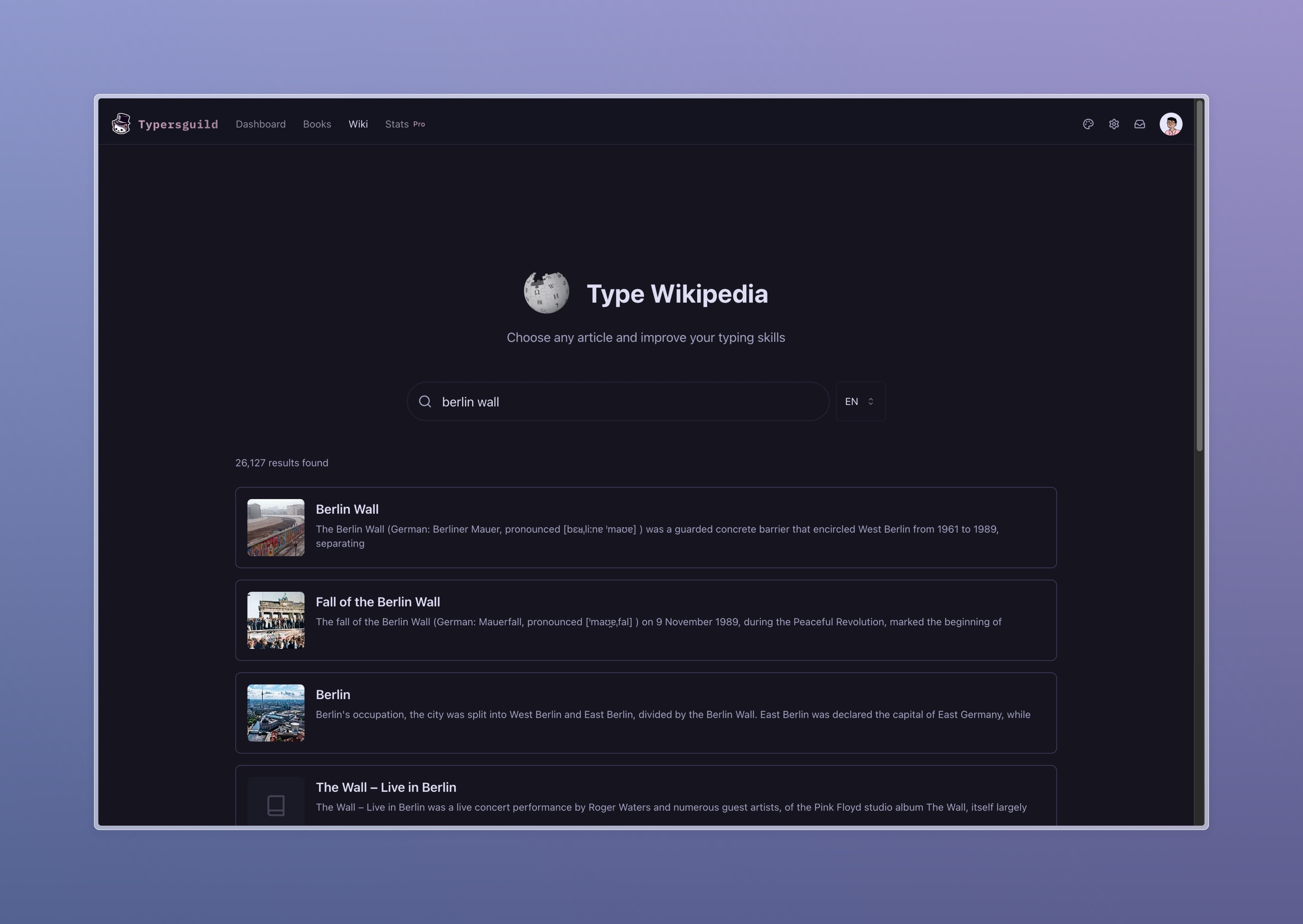 Image of wikipedia search feature
